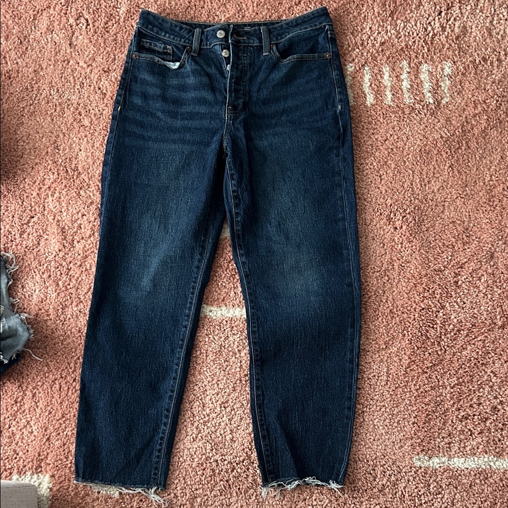 Old Navy Dark Blue OG Straight Leg Jeans